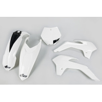 Plastic Kit white for Ktm SX 85 (2013-17) - REPLICA PLASTICS - KTKIT514-047 - Ufo Plast