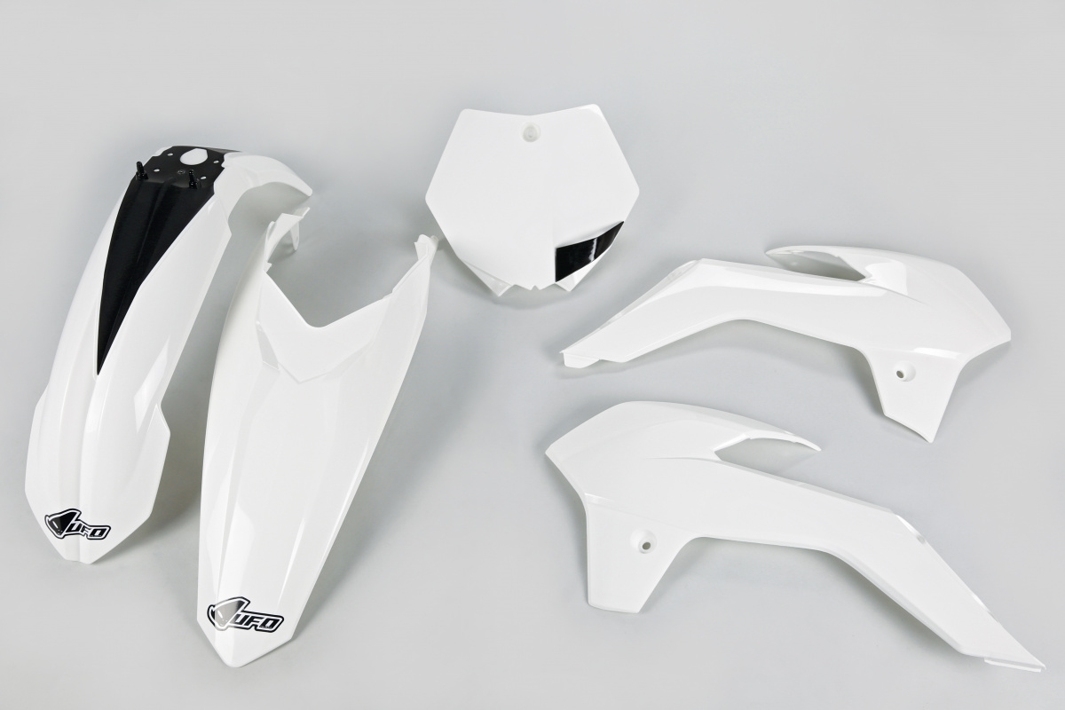 Plastic Kit white for Ktm SX 85 (2013-17) - REPLICA PLASTICS - KTKIT514-047 - Ufo Plast