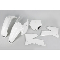 Plastic Kit white for Ktm SX 250/XC 250 (2005-06) - SX 125/XC 125 (2005-06) - SX-F 250/XCF 250 (2005-06) - REPLICA PLASTICS -...