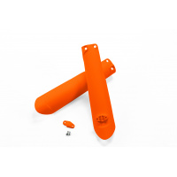 Fork slider protectors - neon orange - Ktm - REPLICA PLASTICS - KT04055-FFLU - UFO Plast