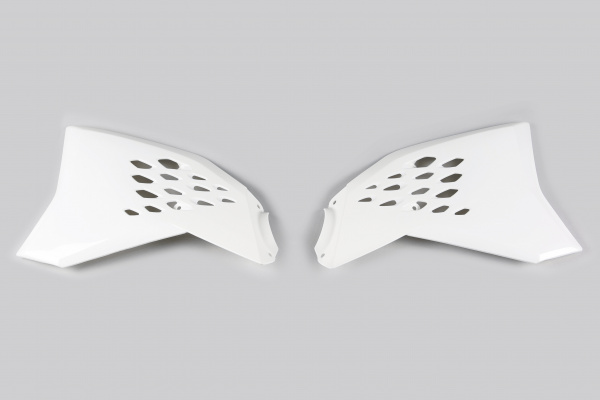 Radiator covers - white 047 - Ktm - REPLICA PLASTICS - KT04009-047 - UFO Plast