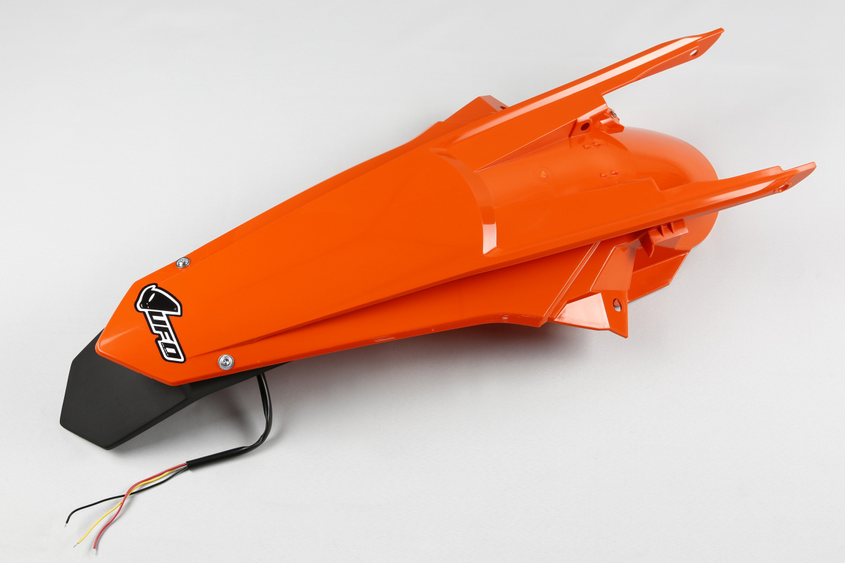 Rear Fender orange for Ktm EXC 125/XC W125 - EXC 150/XC W150 / XC W150TPI - EXC 250/XC W250 - EXC-F 250/XCF W250 - EXC 300/X....