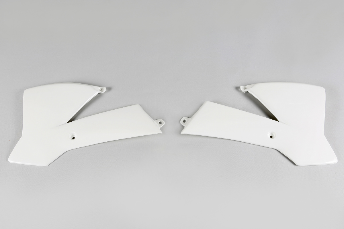 Radiator covers - white 047 - Ktm - REPLICA PLASTICS - KT03072-047 - UFO Plast