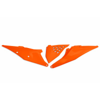 Side panels / Vented - orange 127 - Ktm - REPLICA PLASTICS - KT05004-127 - UFO Plast