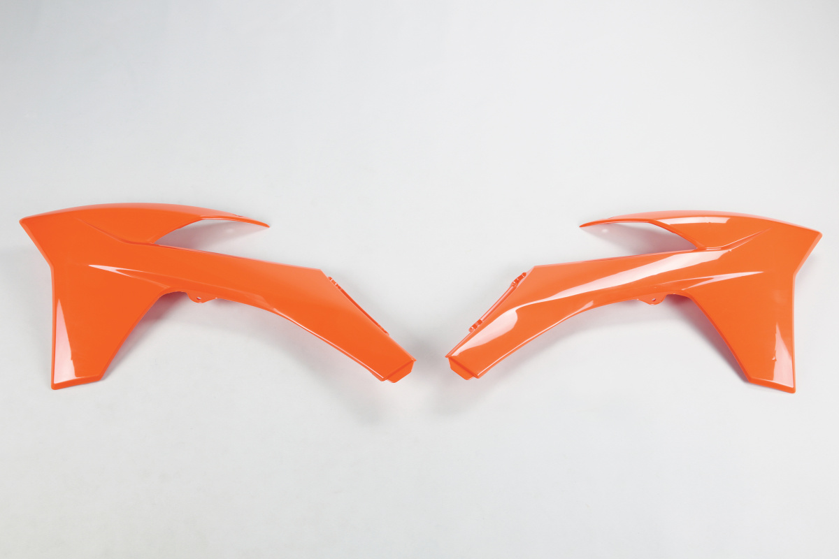 Radiator Covers orange for Ktm SX 250/XC 250 - SX 125/XC 125 - EXC 125/XC W125 - SX 150 - EXC 200 - EXC 250/XC W250 - EXC-F ....