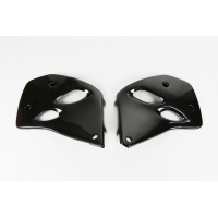 Radiator covers - black - Ktm - REPLICA PLASTICS - KT03022-001 - UFO Plast