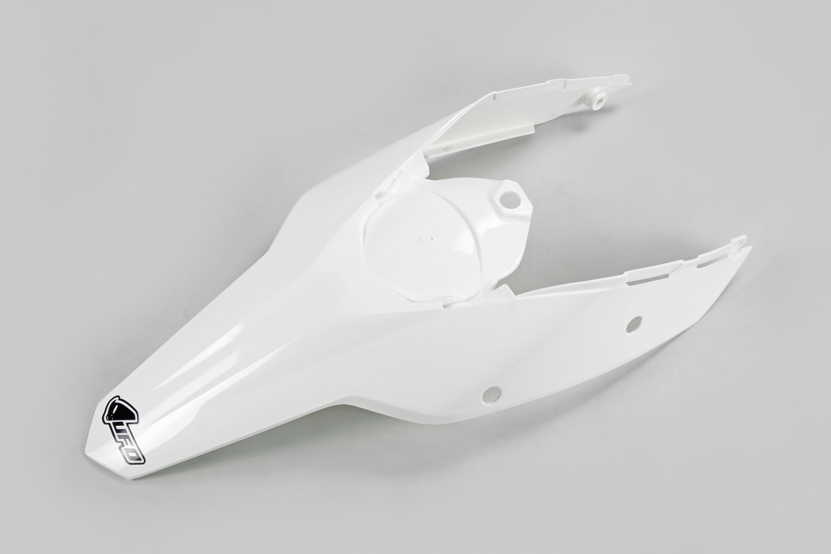 Rear Fender white for Ktm EXC 125/XC W125 - EXC 250/XC W250 - EXC-F 250/XCF W250 - EXC 300/XC W300 - EXC-F 350/XCF W350 - EX....