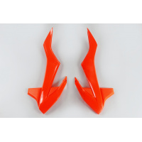 Radiator Covers neon orange for Ktm SX 85 (2018-24) - REPLICA PLASTICS - KT04085-FFLU - Ufo Plast