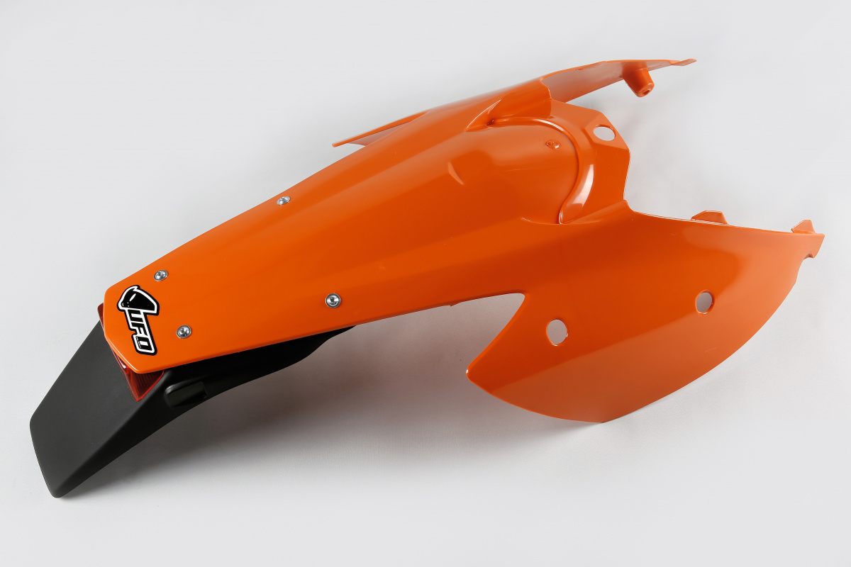 Rear Fender orange for Ktm EXC 125/XC W125 - EXC 250/XC W250 - EXC-F 250/XCF W250 - EXC 300/XC W300 - EXC-F 450/XCF W450 - RE...