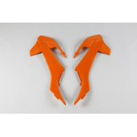 Radiator Covers orange for Ktm SX 65 (2016-23) - REPLICA PLASTICS - KT04073-127 - Ufo Plast