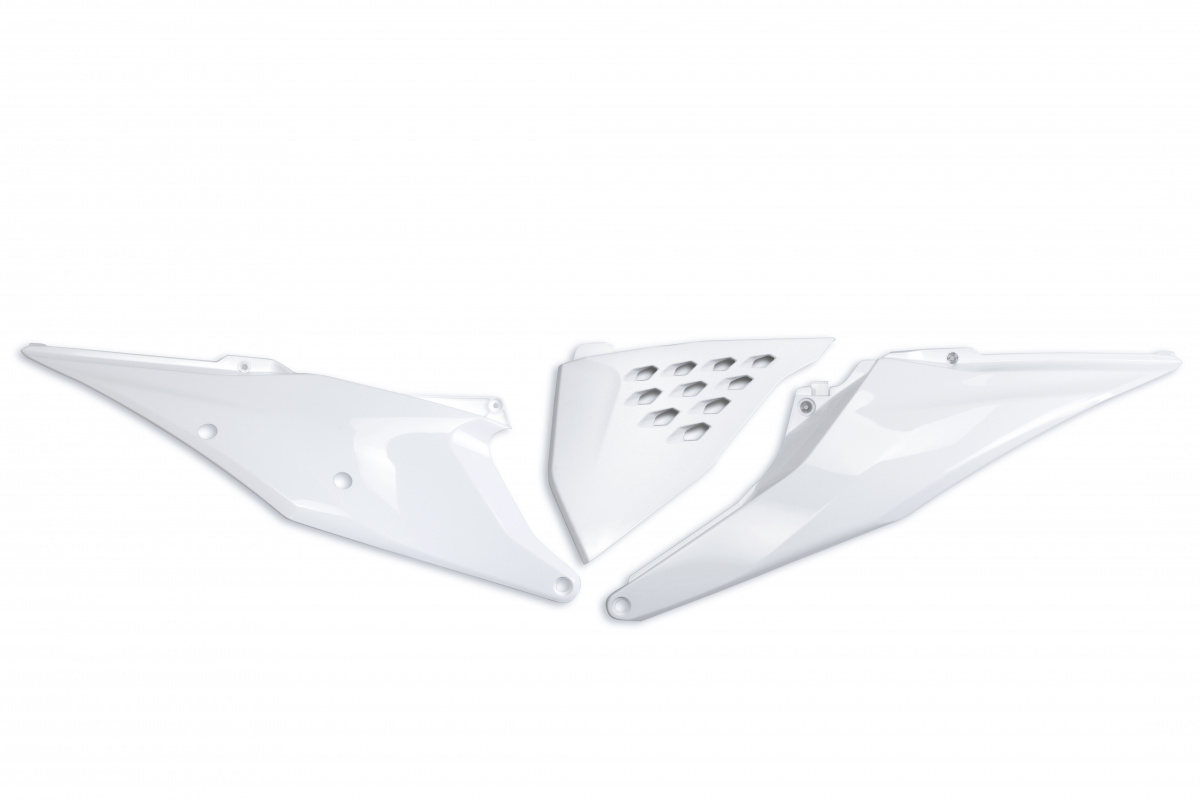 Side Panels white 20-25 for Ktm SX 250/XC 250 - SX 125/XC 125 - EXC 125/XC W125 - SX 150 - EXC 150/XC W150 / XC W150TPI - EX....