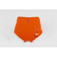 Front Number Plate orange for Ktm SX 65 (2002-08) - REPLICA PLASTICS - KT03071-127 - Ufo Plast