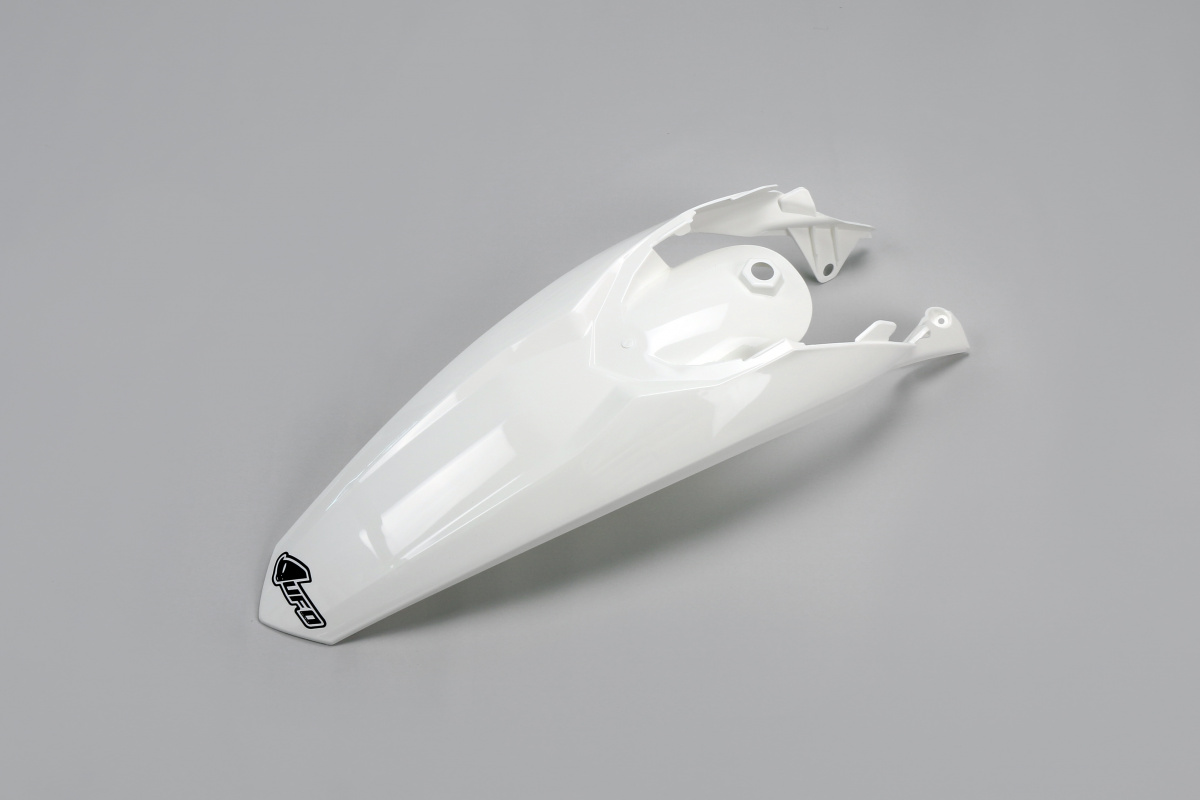 Rear Fender white for Ktm EXC 125/XC W125 - EXC 250/XC W250 - EXC-F 250/XCF W250 - EXC 300/XC W300 - EXC-F 350/XCF W350 - EX....