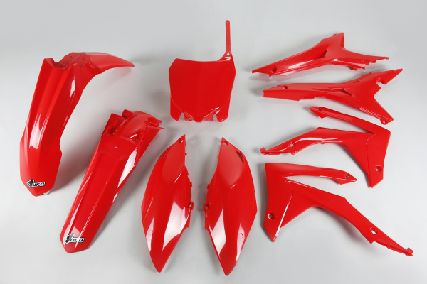 Plastic Kit red for Honda CRF 250R (2014-17) - CRF 450R (2013-16) - REPLICA PLASTICS - HOKIT122-070 - Ufo Plast