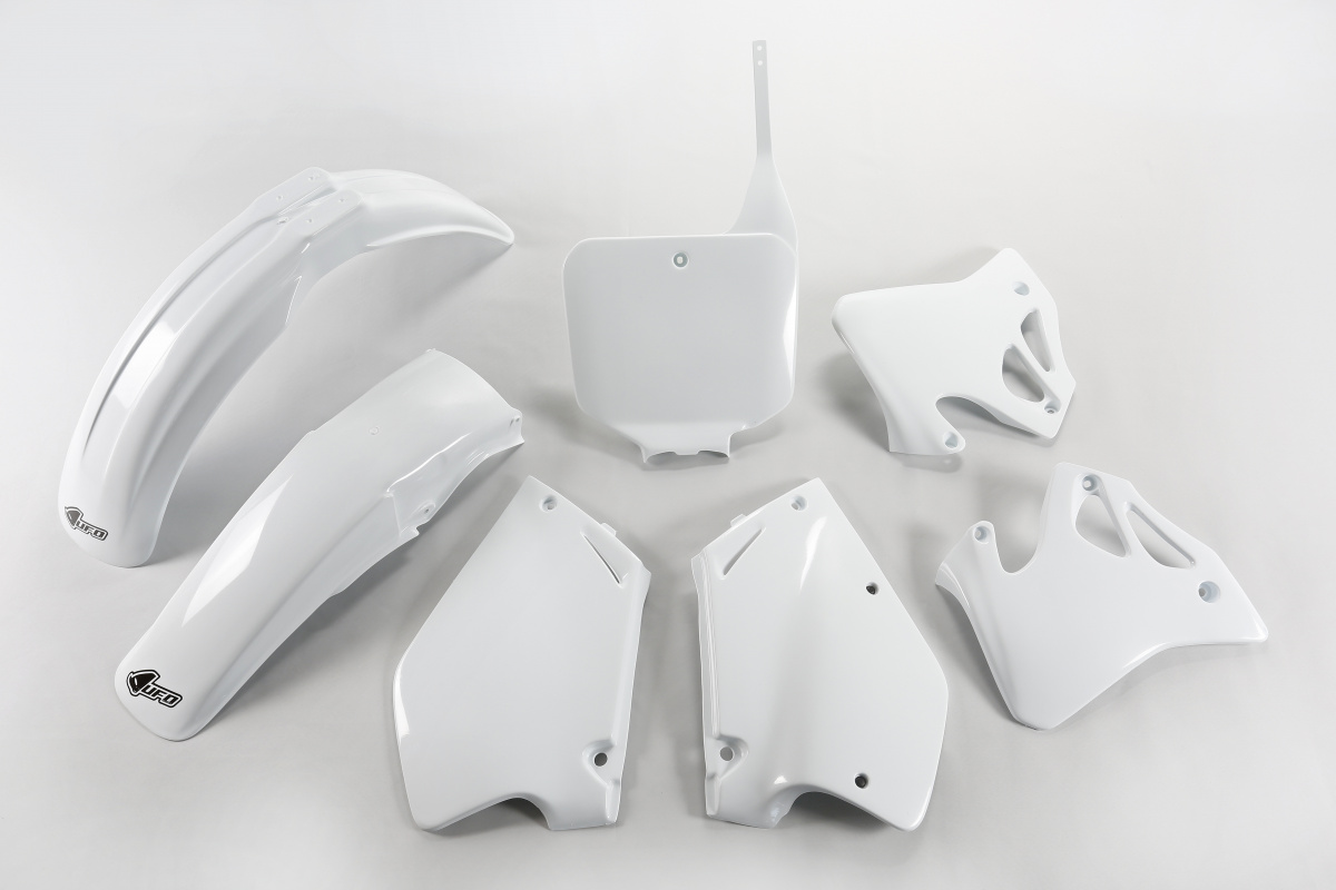 Plastic Kit white for Honda CR 125 (1995-97) - CR 250 (1995-96) - REPLICA PLASTICS - HOKIT095-041 - Ufo Plast