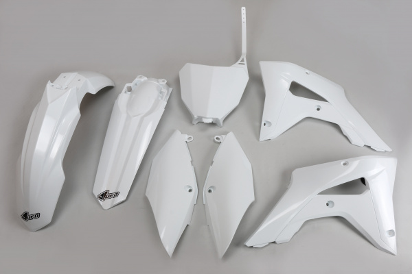 Plastic Kit white for Honda CRF 250RX (2019-21) - CRF 450RX (2017-20) - REPLICA PLASTICS - HOKIT120-041 - Ufo Plast