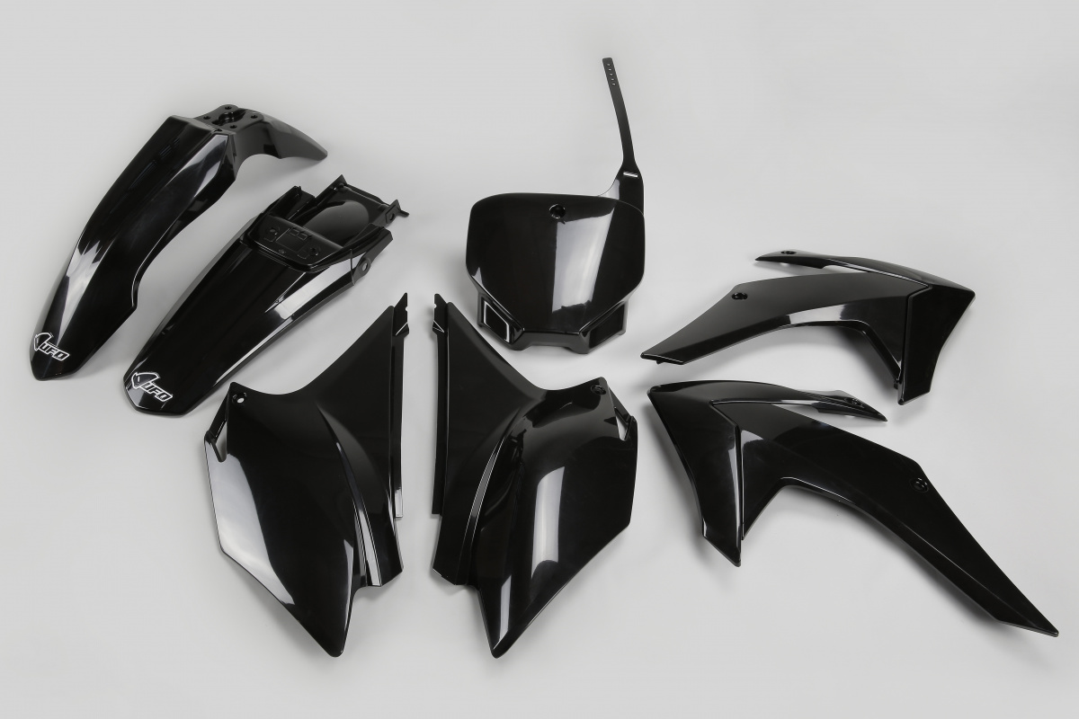 Plastic Kit black for Honda CRF 230 (2015-25) - REPLICA PLASTICS - HOKIT118-001 - Ufo Plast