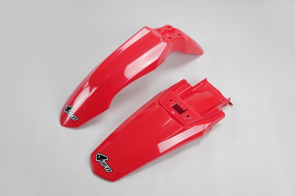 Fenders Kit red for Honda CRF 230 (2015-25) - REPLICA PLASTICS - HOFK118-070 - Ufo Plast