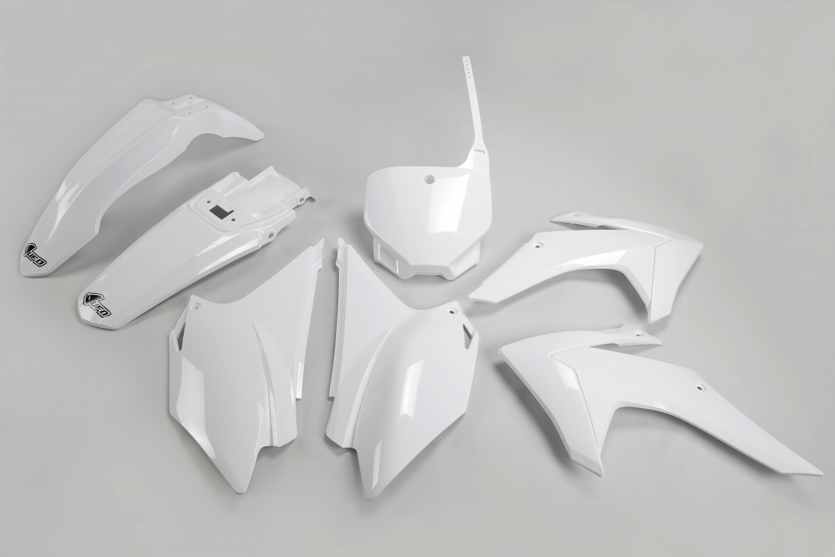 Plastic Kit white for Honda CRF 230 (2015-25) - REPLICA PLASTICS - HOKIT118-041 - Ufo Plast