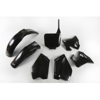 Plastic Kit black for Honda CR 125 (1995-97) - CR 250 (1995-96) - REPLICA PLASTICS - HOKIT095-001 - Ufo Plast