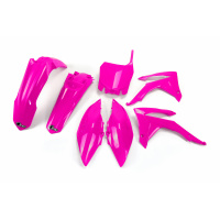 Plastic Kit neon pink for Honda CRF 250R (2014-17) - CRF 450R (2013-16) - REPLICA PLASTICS - HOKIT116-P - Ufo Plast