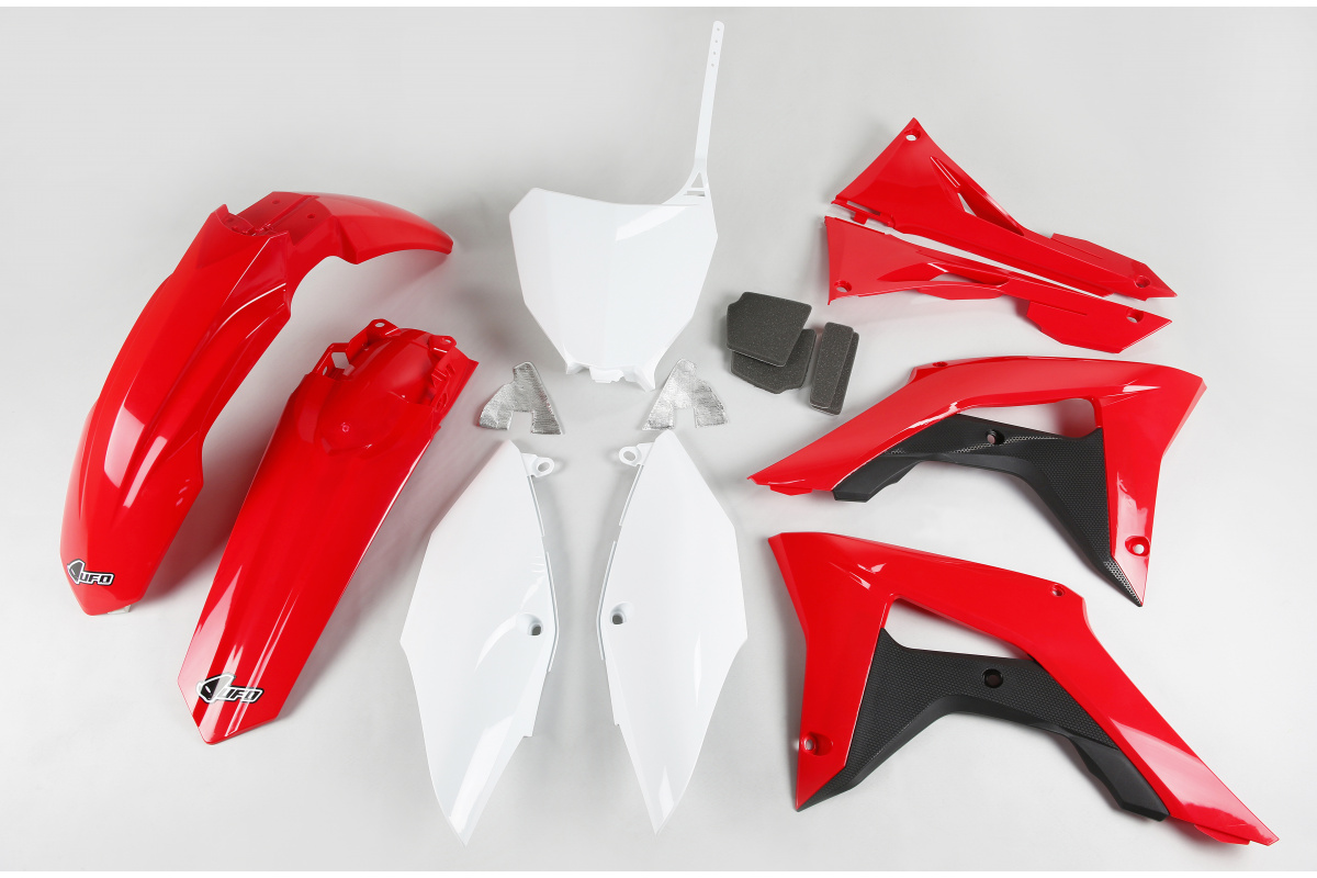 Plastic Kit OEM Color for Honda CRF 250R (2018-21) - CRF 450R (2017-20) - REPLICA PLASTICS - HOKIT123-999 - Ufo Plast