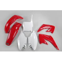 Plastic Kit OEM Color for Honda CR 125 (2004) - CR 250 (2004) - REPLICA PLASTICS - HOKIT102-999 - Ufo Plast