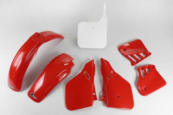 Plastic Kit OEM Color 88 for Honda CR 125 (1987-88) - REPLICA PLASTICS - HOKIT099-999W - Ufo Plast