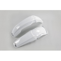 Fenders Kit white for Honda CR 125 (2004-07) - CR 250 (2004-07) - REPLICA PLASTICS - HOFK102-041 - Ufo Plast