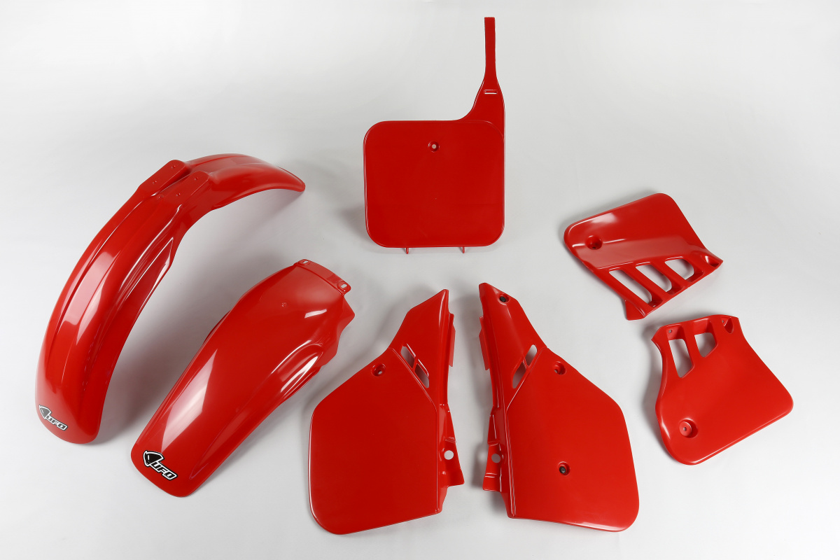 Plastic Kit red for Honda CR 125 (1987-88) - REPLICA PLASTICS - HOKIT099-061 - Ufo Plast