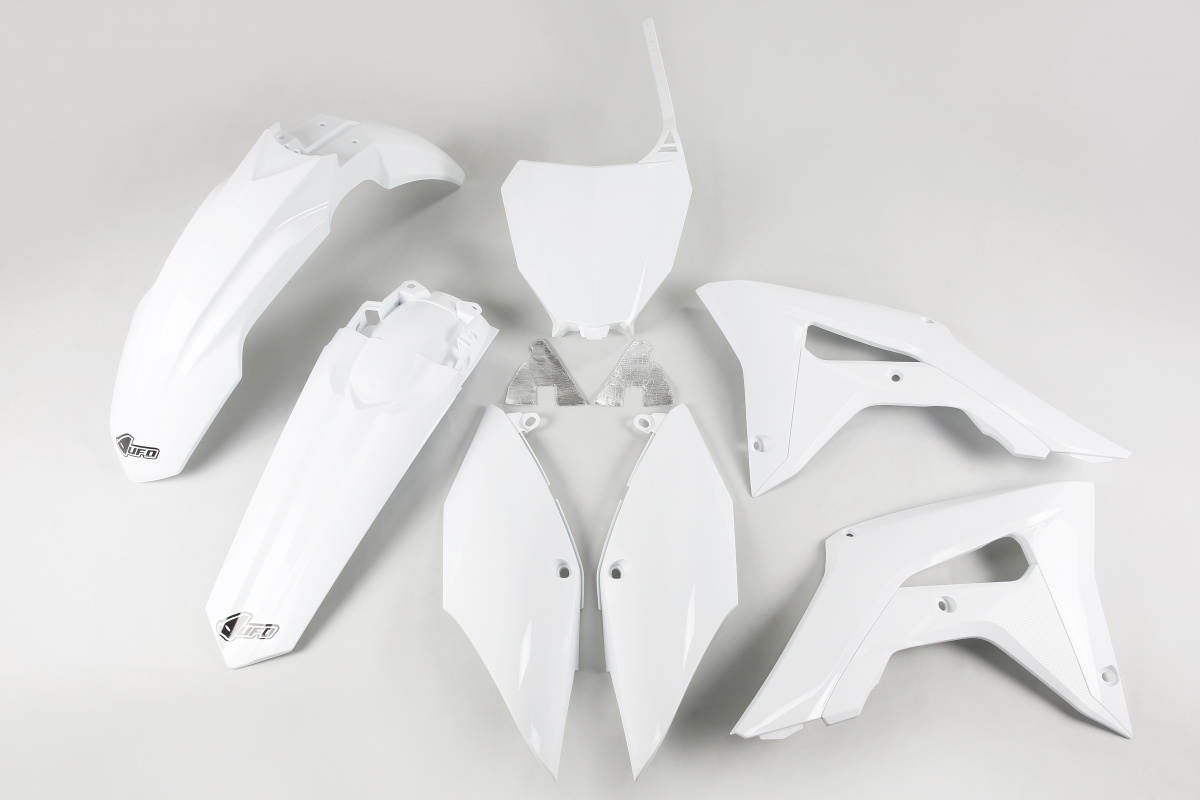 Plastic Kit white for Honda CRF 250R (2018-21) - CRF 450R (2017-20) - REPLICA PLASTICS - HOKIT119-041 - Ufo Plast