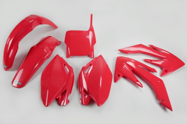 Plastic Kit red for Honda CRF 250R (2006-07) - REPLICA PLASTICS - HOKIT105-070 - Ufo Plast