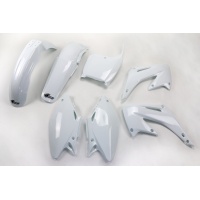 Plastic Kit white for Honda CR 125 (2002-03) - CR 250 (2002-03) - REPLICA PLASTICS - HOKIT101-041 - Ufo Plast