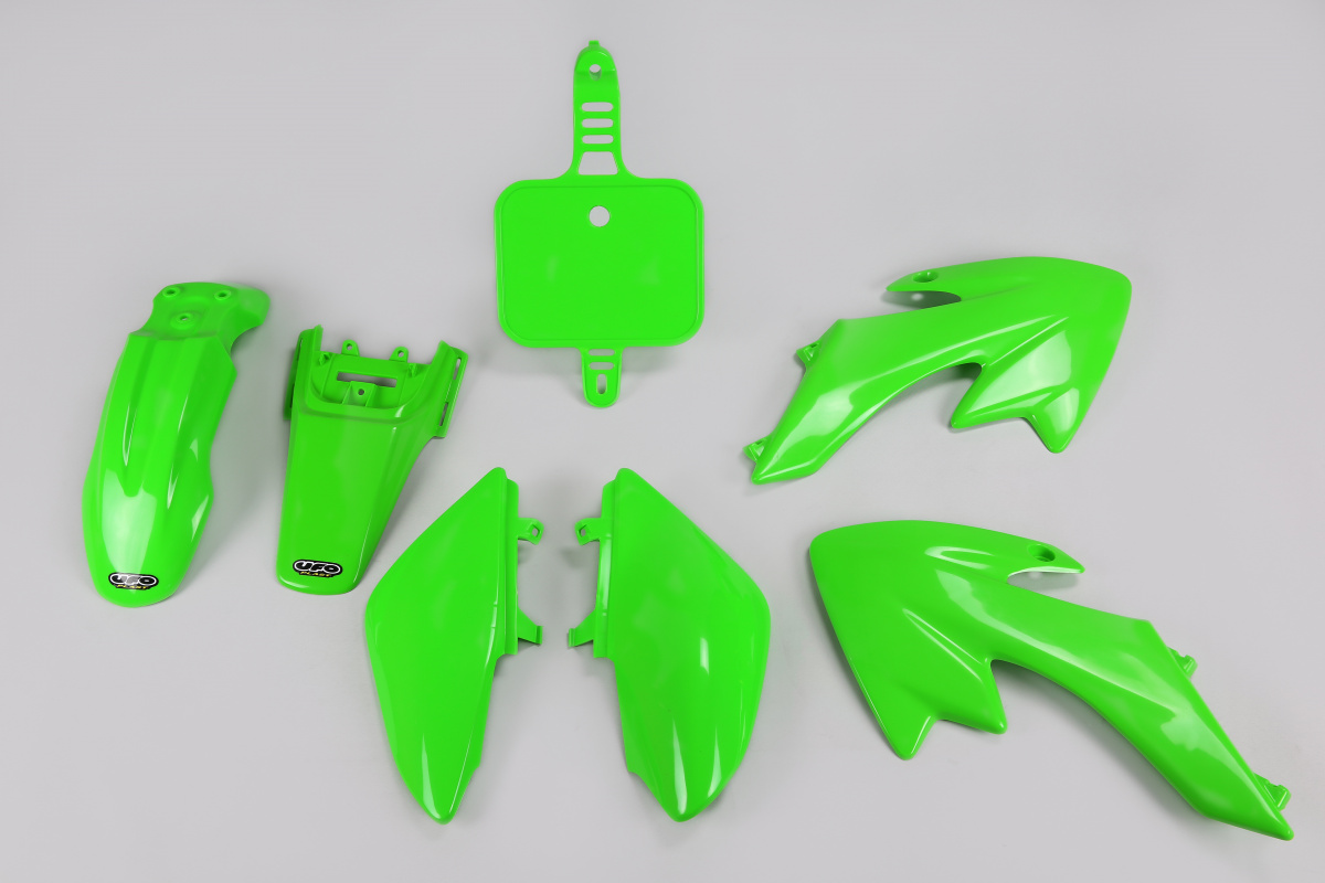 Plastic Kit green for Honda CRF 50 (2004-25) - REPLICA PLASTICS - HO36004-026 - Ufo Plast