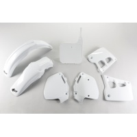 Plastic Kit white for Honda CR 125 (1991-92) - CR 250 (1990-91) - REPLICA PLASTICS - HOKIT097-041 - Ufo Plast