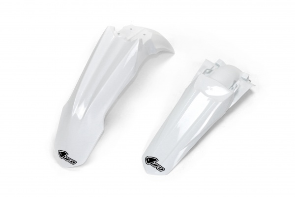 Fenders Kit white for Honda CRF 250R (2014-17) - CRF 450R (2013-16) - REPLICA PLASTICS - HOFK116-041 - Ufo Plast