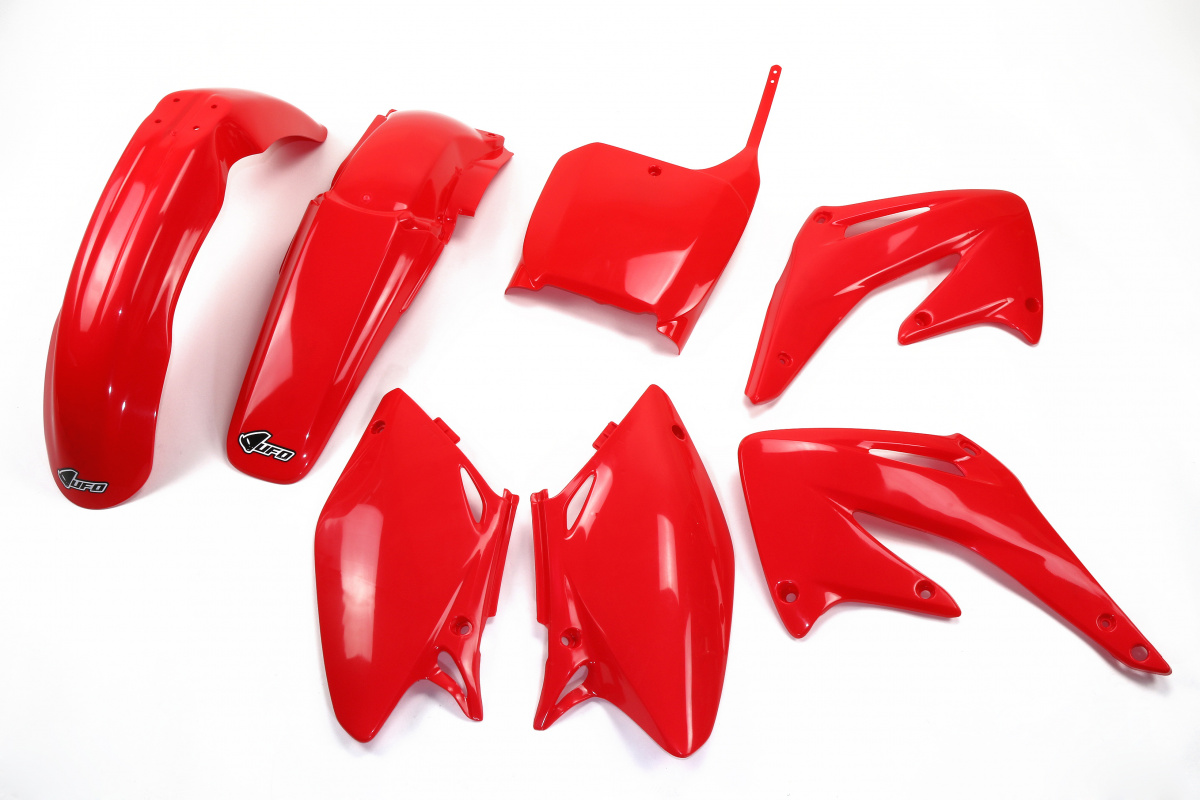 Plastic Kit red for Honda CRF 450R (2002-03) - REPLICA PLASTICS - HOKIT106-070 - Ufo Plast