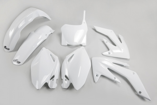 Plastic Kit white for Honda CRF 250R (2008-09) - REPLICA PLASTICS - HOKIT112-041 - Ufo Plast