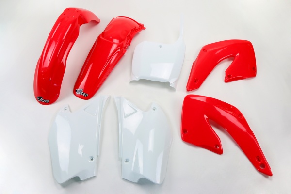 Plastic Kit OEM Color for Honda CR 125 (2000-01) - CR 250 (2000-01) - REPLICA PLASTICS - HOKIT100-999 - Ufo Plast