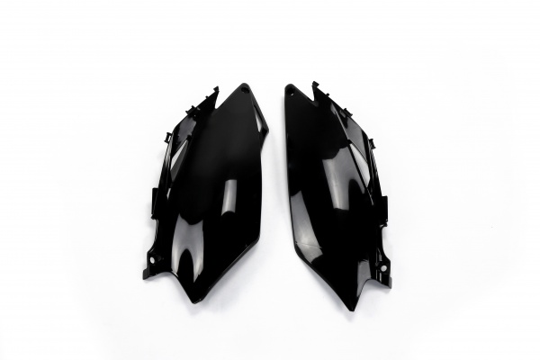 Side Panels black for Honda CRF 250R (2011-13) - CRF 450R (2011-12) - REPLICA PLASTICS - HO04648-001 - Ufo Plast