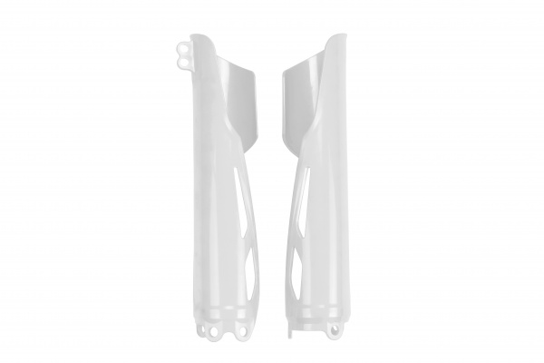 Fork Slider Protectors white for Honda CRF 250R (2019-25) - CRF 450R (2019-25) - CRF 250RX (2019-25) - CRF 450RX (2019-25) - ...