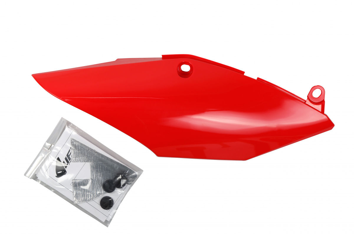 Side Panels red for Honda CRF 250R (2018-21) - CRF 450R (2017-20) - CRF 250RX (2019-21) - CRF 450RX (2017-20) - REPLICA PLAST...