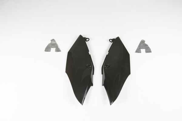 Side Panels black for Honda CRF 250R (2018-21) - CRF 450R (2017-20) - CRF 250RX (2019-21) - CRF 450RX (2017-20) - REPLICA PLA...