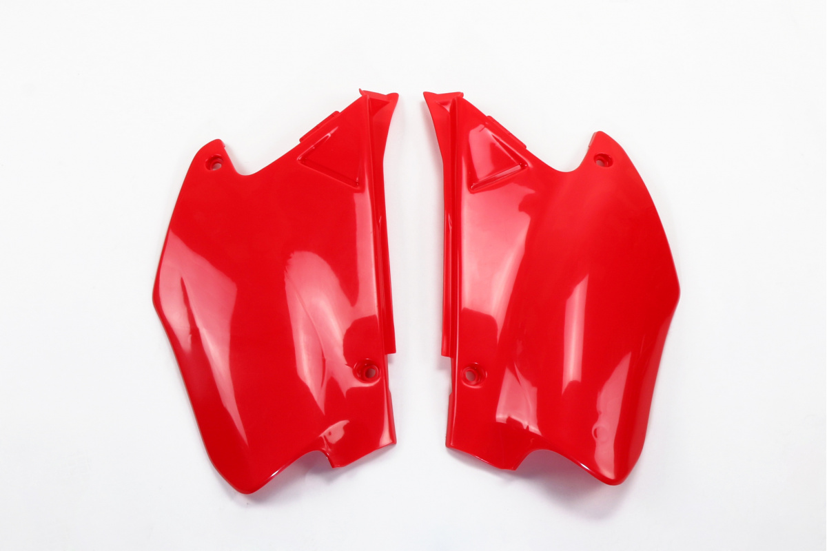 Side Panels red for Honda CR 125 (2000-01) - CR 250 (2000-01) - REPLICA PLASTICS - HO03665-070 - Ufo Plast