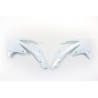 Radiator covers - white 041 - Honda - REPLICA PLASTICS - HO04637-041 - UFO Plast