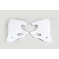 Radiator covers - white 041 - Honda - REPLICA PLASTICS - HO02653-041 - UFO Plast