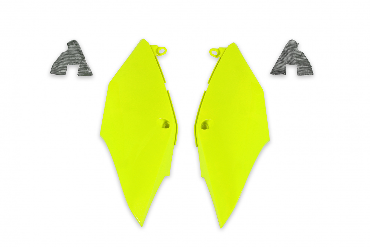 Side Panels neon yellow for Honda CRF 250R (2018-21) - CRF 450R (2017-20) - CRF 250RX (2019-21) - CRF 450RX (2017-20) - REPLI...