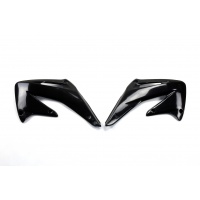 Radiator covers - black - Honda - REPLICA PLASTICS - HO03693-001 - UFO Plast