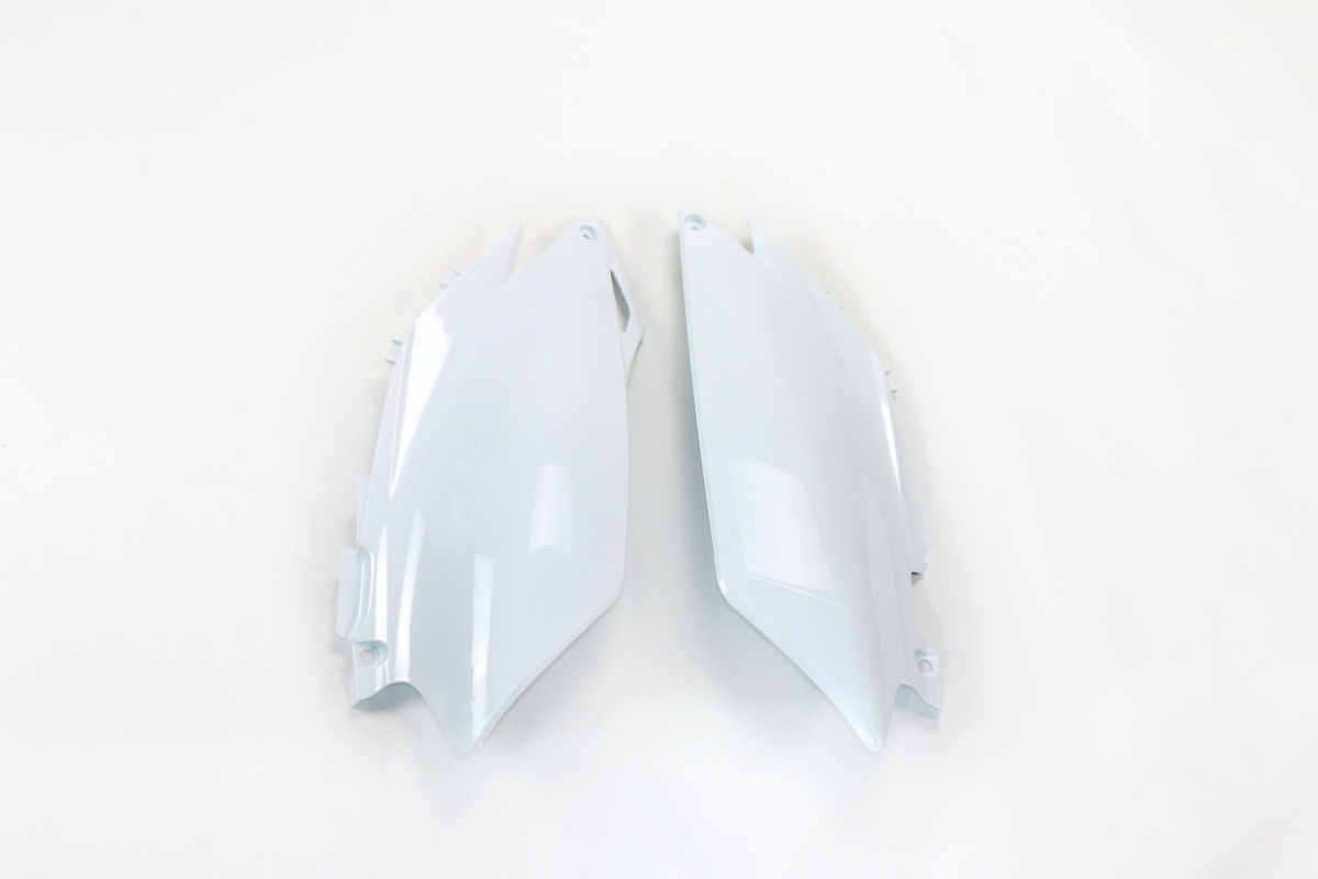 Side Panels white for Honda CRF 250R (2011-13) - CRF 450R (2011-12) - REPLICA PLASTICS - HO04647-041 - Ufo Plast