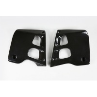 Radiator covers - black - Honda - REPLICA PLASTICS - HO02625-001 - UFO Plast